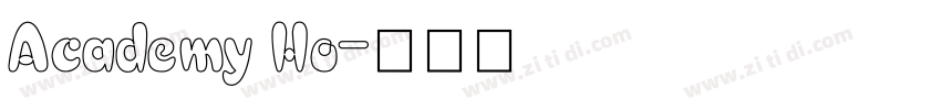 Academy Ho字体转换